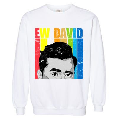 Vintage Ew David Funny Garment-Dyed Sweatshirt