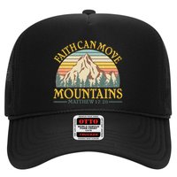 Vintage Faith Can Move Mountains Matthew 17:20 Trucker Hat