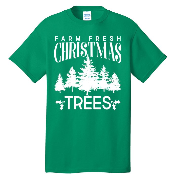 Vintage Farm Fresh Christmas Trees Tall T-Shirt