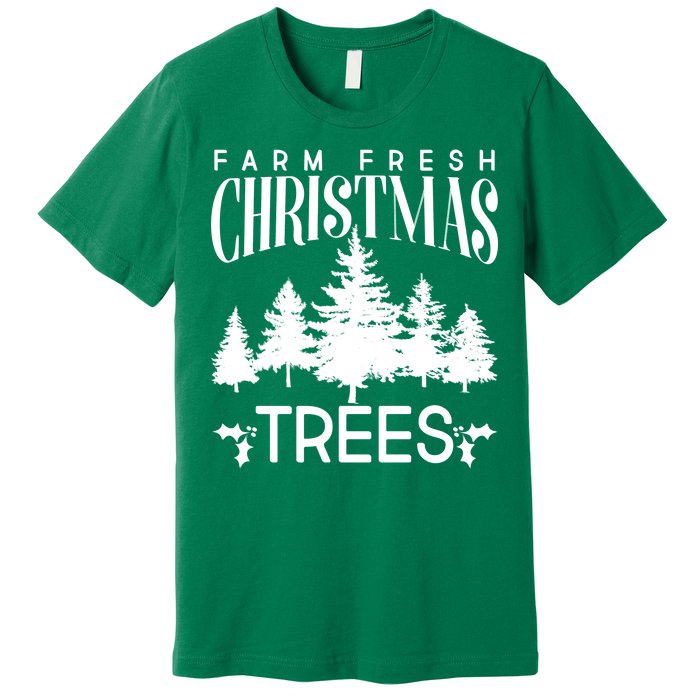 Vintage Farm Fresh Christmas Trees Premium T-Shirt