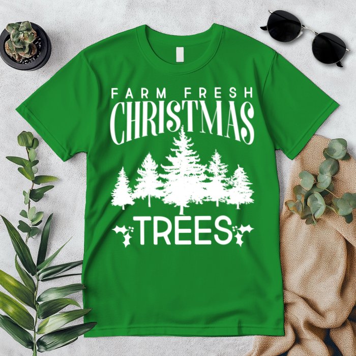 Vintage Farm Fresh Christmas Trees Premium T-Shirt