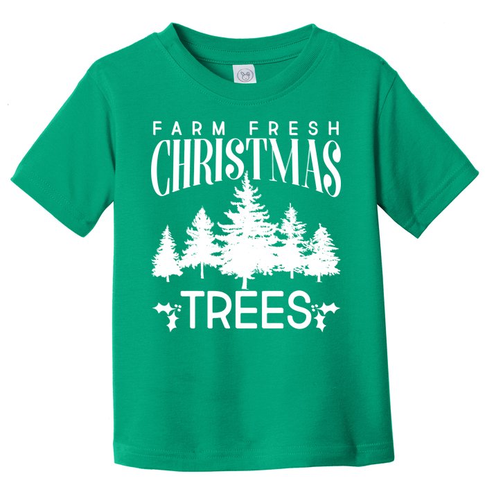 Vintage Farm Fresh Christmas Trees Toddler T-Shirt