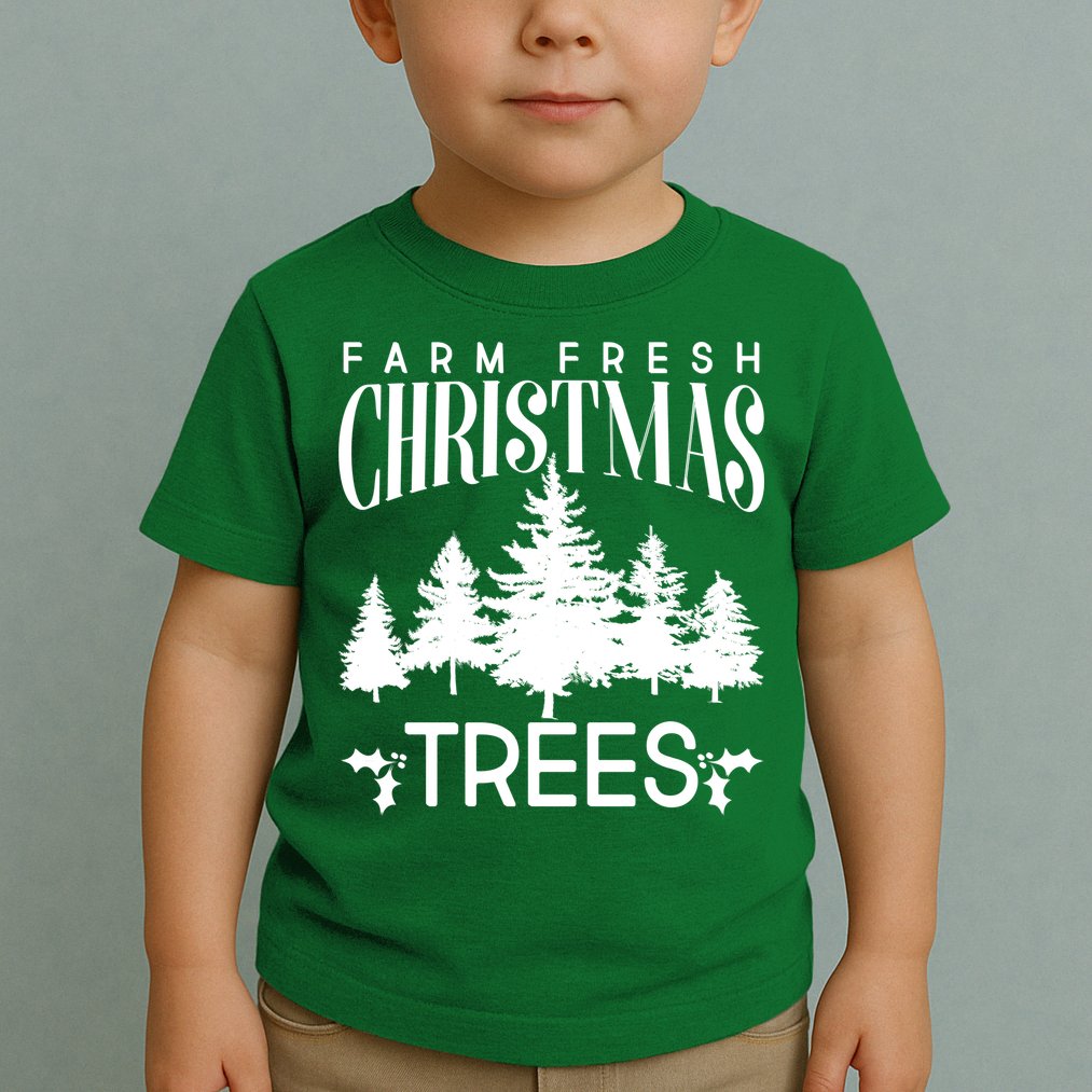 Vintage Farm Fresh Christmas Trees Toddler T-Shirt
