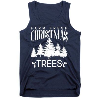 Vintage Farm Fresh Christmas Trees Tank Top