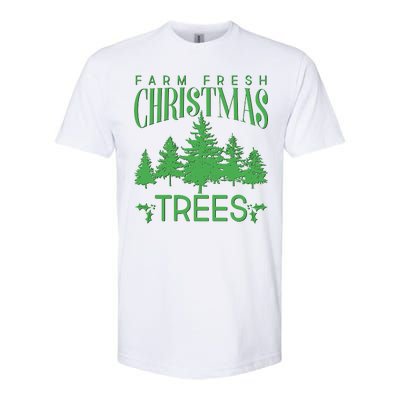 Vintage Farm Fresh Christmas Trees Softstyle® CVC T-Shirt