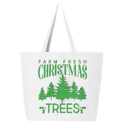 Vintage Farm Fresh Christmas Trees 25L Jumbo Tote