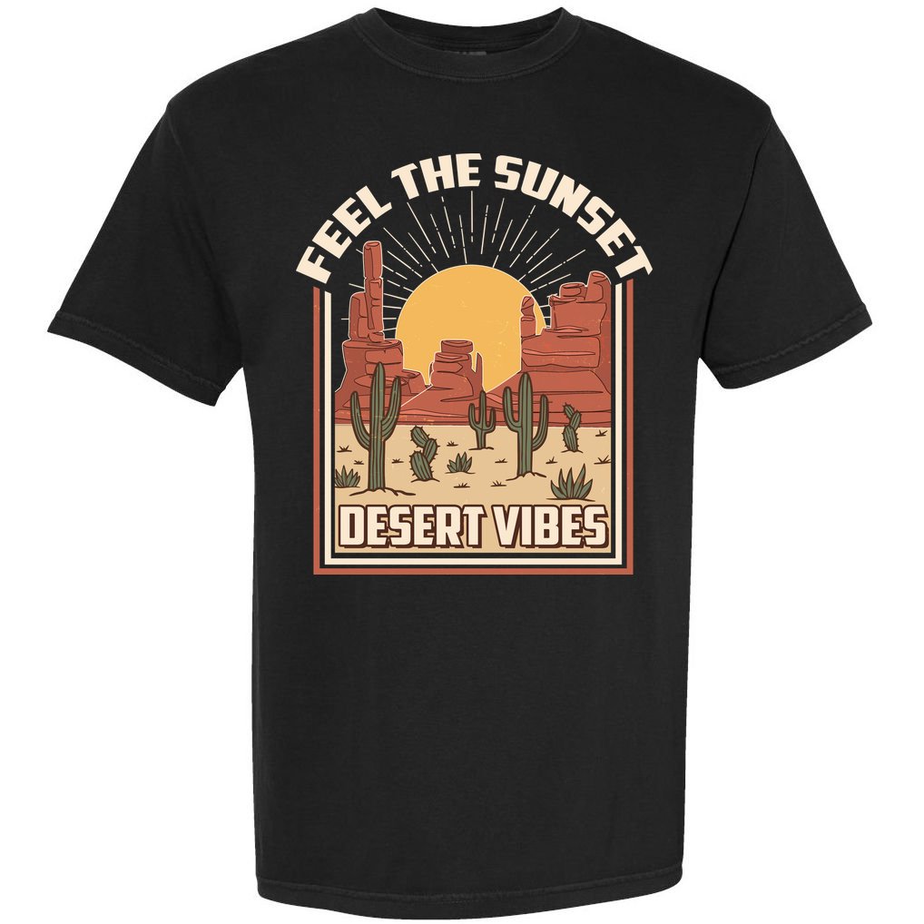 Vintage Feel The Sunset Desert Vibes Comfort Colors T-Shirt
