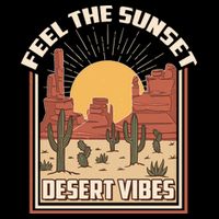 Vintage Feel The Sunset Desert Vibes Backpack