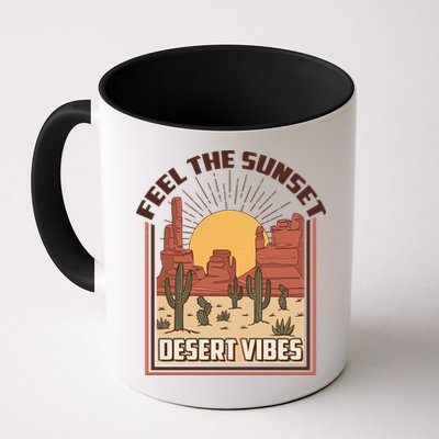 Vintage Feel The Sunset Desert Vibes Mug