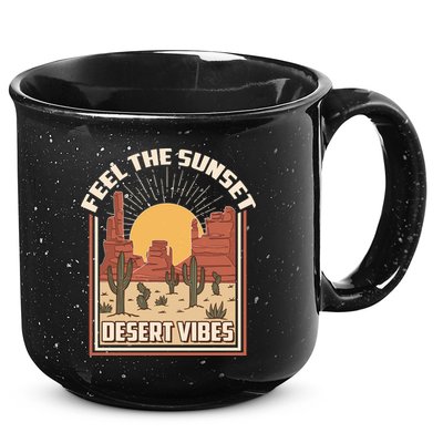 Vintage Feel The Sunset Desert Vibes 15oz Campfire Ceramic Mug