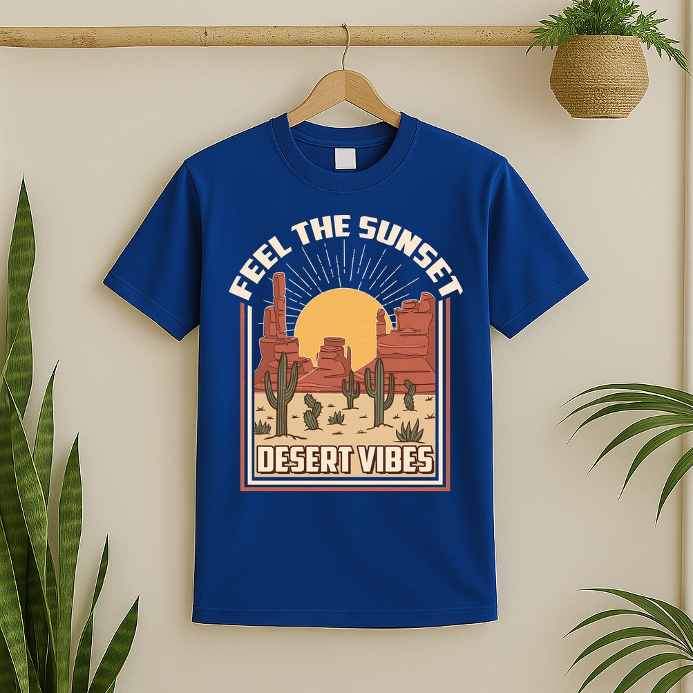 Vintage Feel The Sunset Desert Vibes T-Shirt