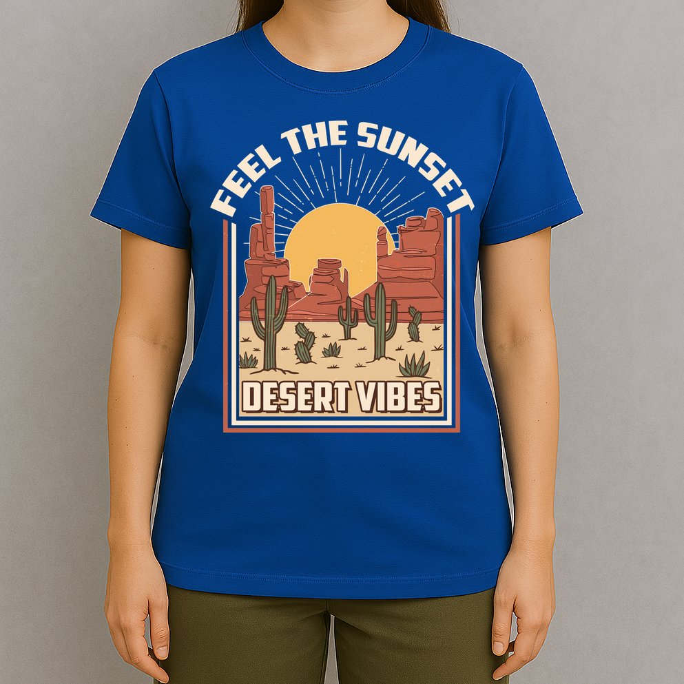 Vintage Feel The Sunset Desert Vibes T-Shirt