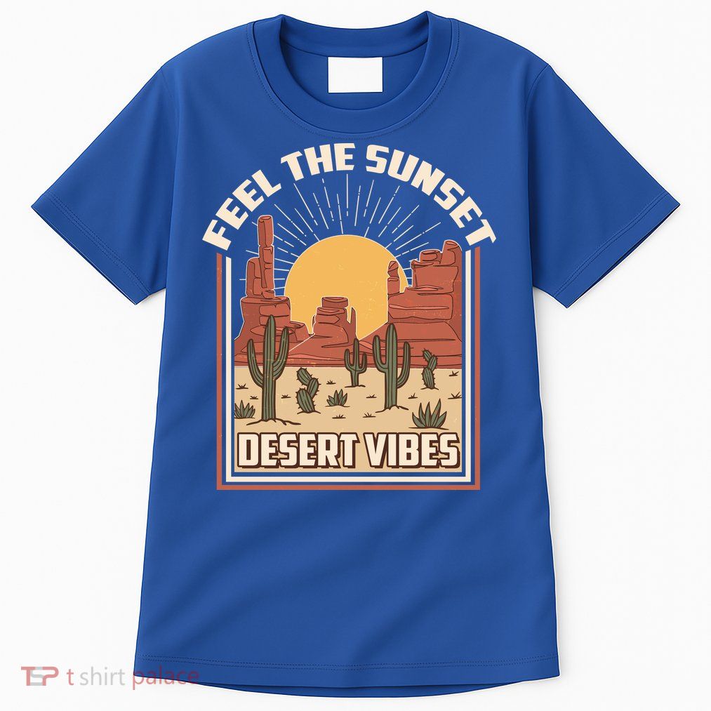 Vintage Feel The Sunset Desert Vibes Tall T-Shirt