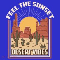 Vintage Feel The Sunset Desert Vibes Tall T-Shirt
