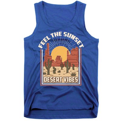 Vintage Feel The Sunset Desert Vibes Tank Top