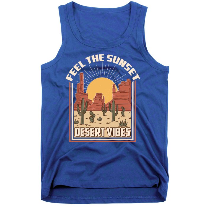 Vintage Feel The Sunset Desert Vibes Tank Top