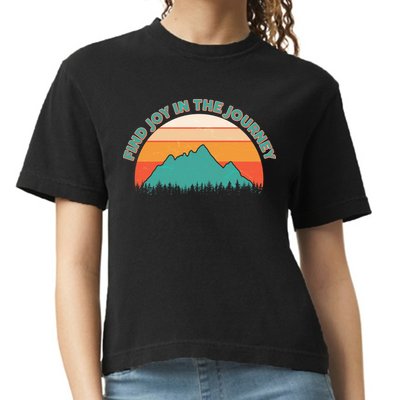 Vintage Find Joy In The Journey  Comfort Colors Boxy T-Shirt