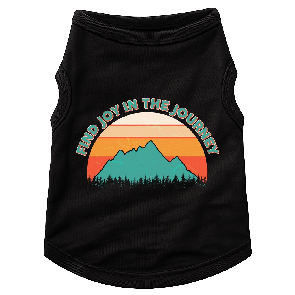 Vintage Find Joy In The Journey  Doggie Tank