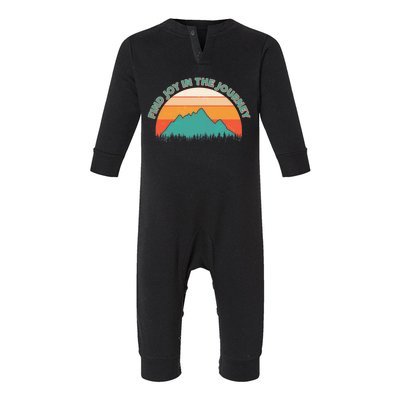 Vintage Find Joy In The Journey  Infant Fleece One Piece