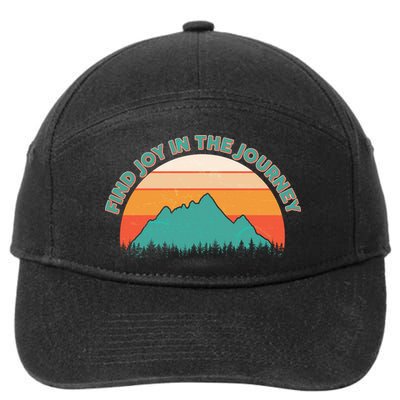 Vintage Find Joy In The Journey  7-Panel Snapback Hat