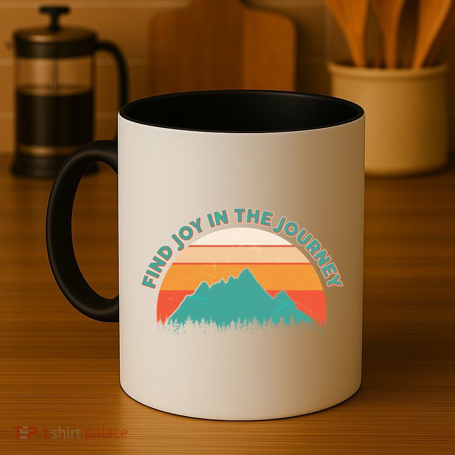 Vintage Find Joy In The Journey  Mug