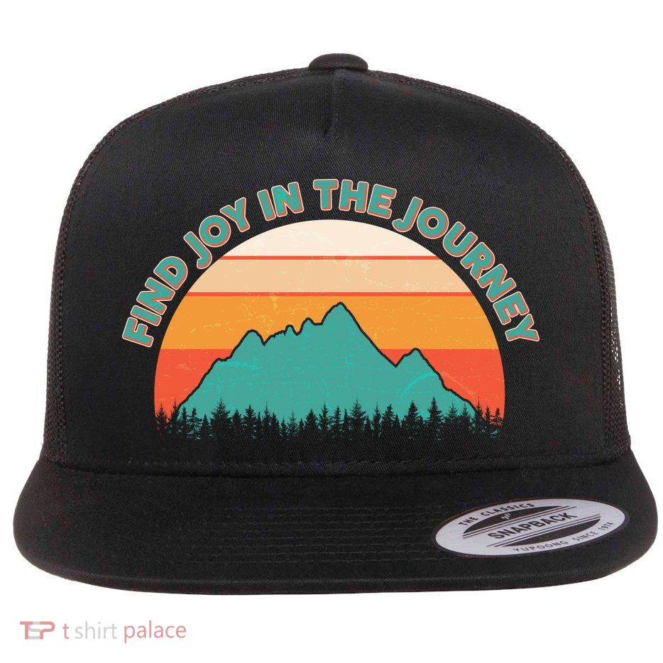 Vintage Find Joy In The Journey  Flatbill Hat