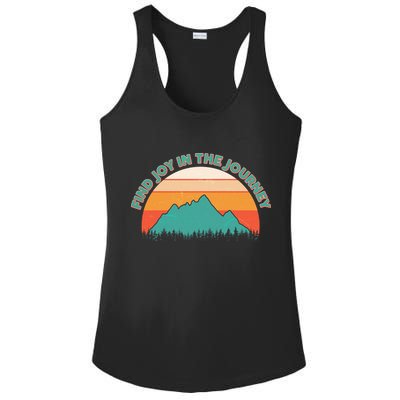 Vintage Find Joy In The Journey  Ladies PosiCharge Competitor Racerback Tank