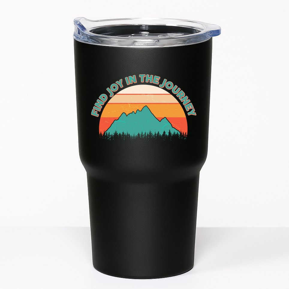 Vintage Find Joy In The Journey  Tumbler