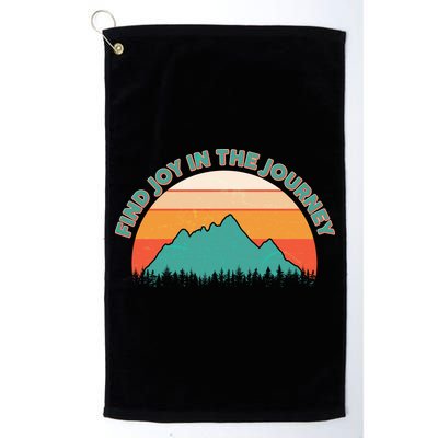 Vintage Find Joy In The Journey  Golf Towel