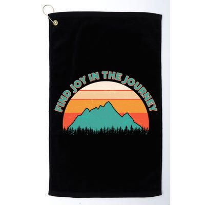 Vintage Find Joy In The Journey  Platinum Collection Golf Towel