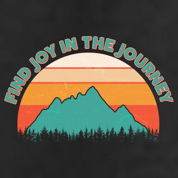 Vintage Find Joy In The Journey  Golf Towel