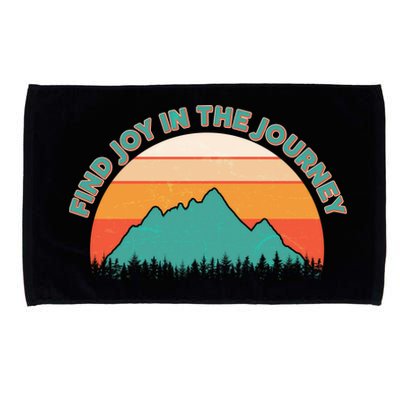 Vintage Find Joy In The Journey  Microfiber Hand Towel