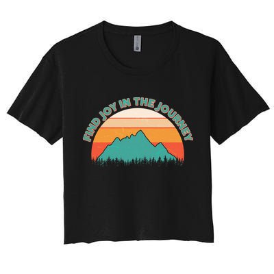 Vintage Find Joy In The Journey  Crop Top