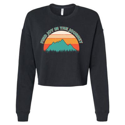 Vintage Find Joy In The Journey  Cropped Pullover Crew