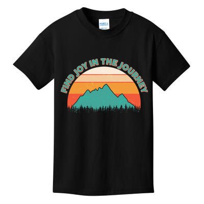 Vintage Find Joy In The Journey  Kids T-Shirt