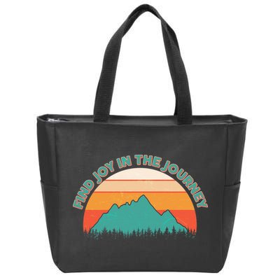 Vintage Find Joy In The Journey  Zip Tote Bag