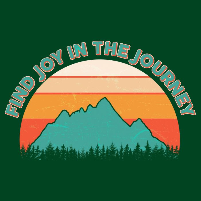 Vintage Find Joy In The Journey  Apron