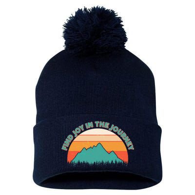 Vintage Find Joy In The Journey  Pom Pom 12in Knit Beanie