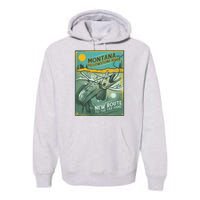 Vintage Fishing Montana Premium Hoodie