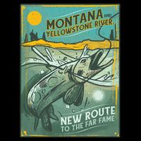 Vintage Fishing Montana Performance Shirt