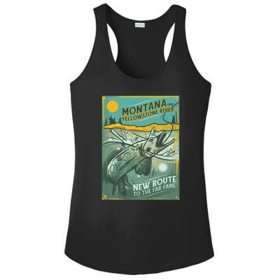 Vintage Fishing Montana Ladies PosiCharge Competitor Racerback Tank