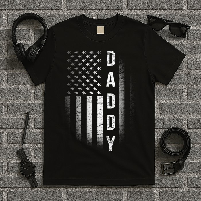 Vintage Flag American Dad T-Shirt