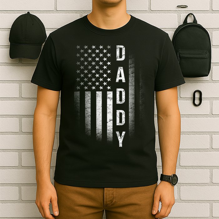 Vintage Flag American Dad T-Shirt