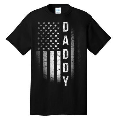 Vintage Flag American Dad Tall T-Shirt