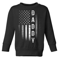 Vintage Flag American Dad Toddler Sweatshirt