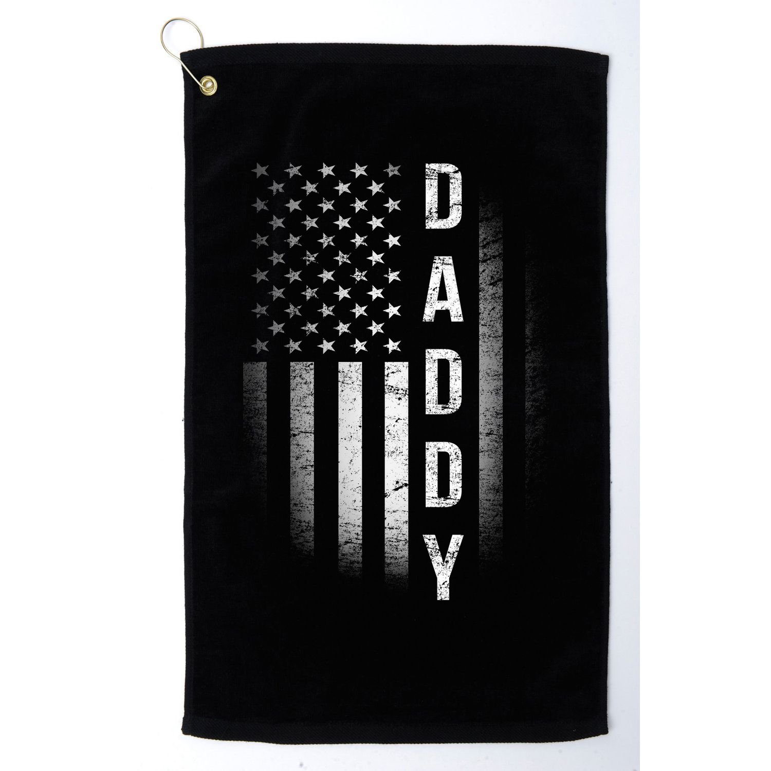 Vintage Flag American Dad Golf Towel