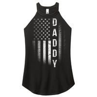 Vintage Flag American Dad Women's Perfect Tri Rocker Tank