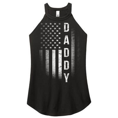 Vintage Flag American Dad Women's Perfect Tri Rocker Tank