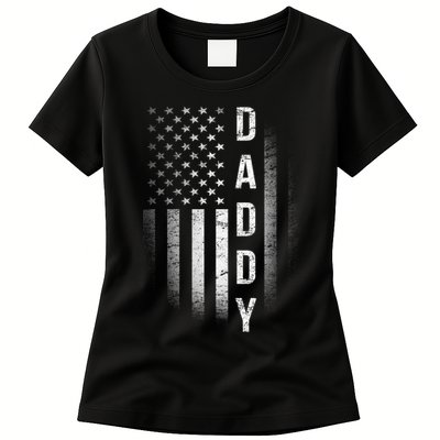 Vintage Flag American Dad Womens T-Shirt