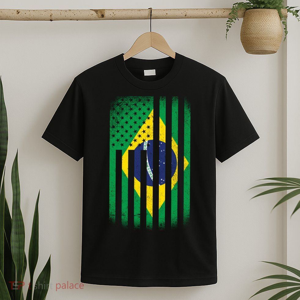 Vintage Flag Of Brazil T-Shirt